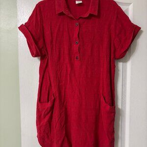CAbi Hibiscus Coverup Size XL